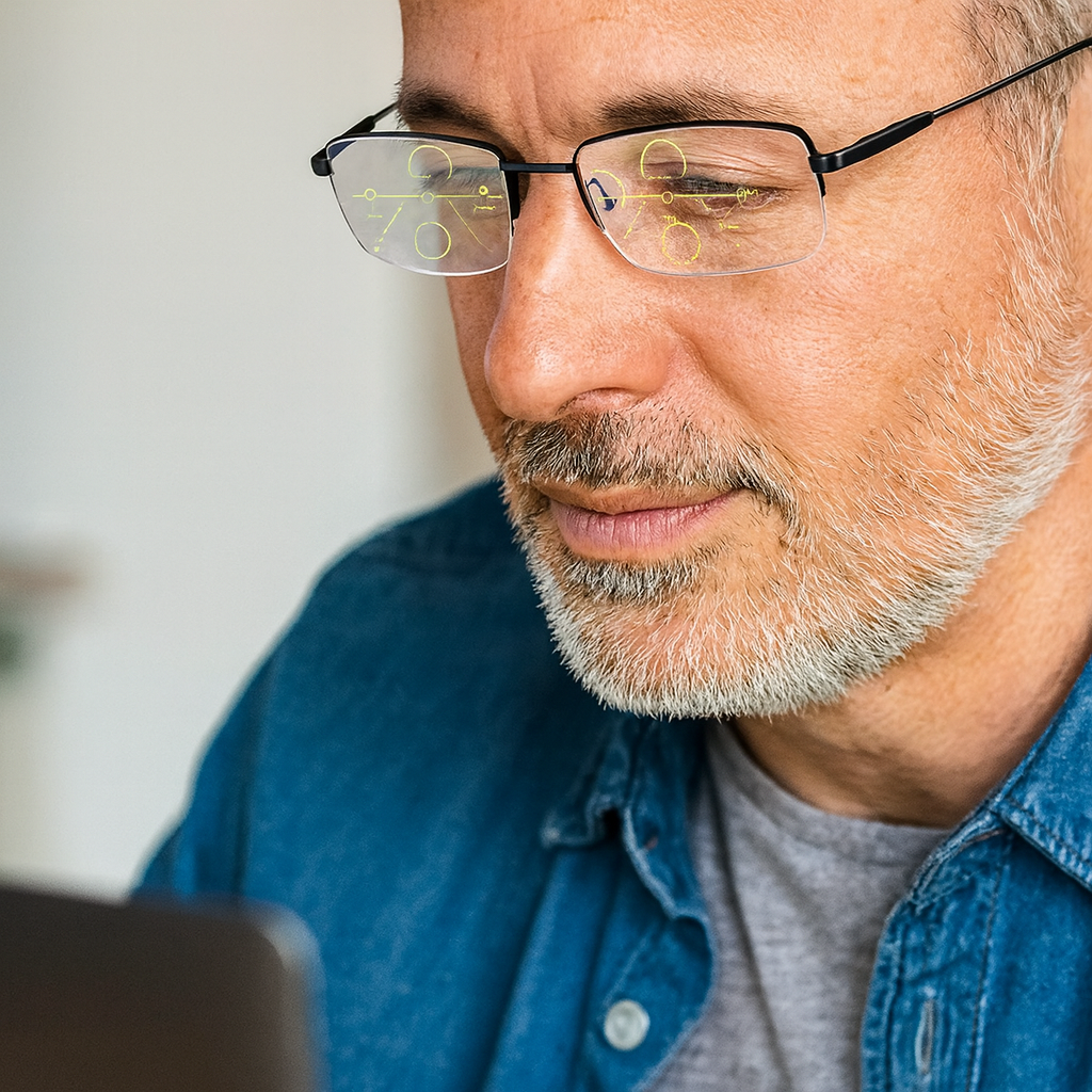 Progressive Lenses Multifocal Reading Glasses Anti Blue Light