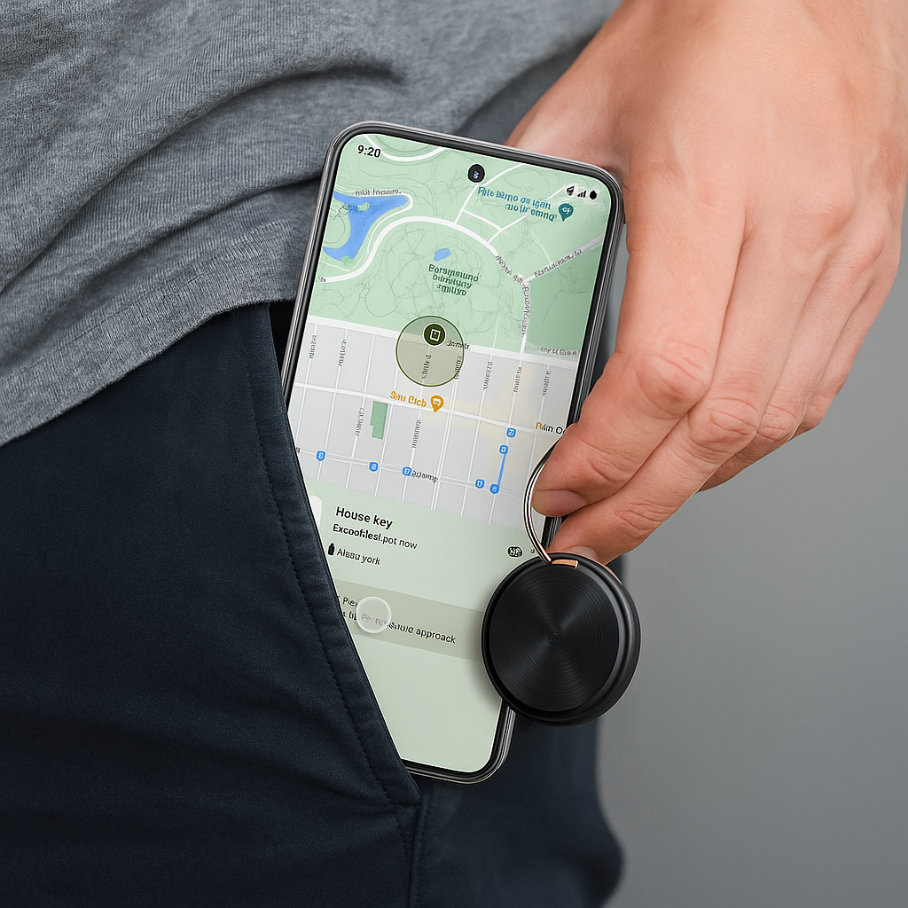 GPS Tracker Key Wallet Bag Car Smart Bluetooth Finder