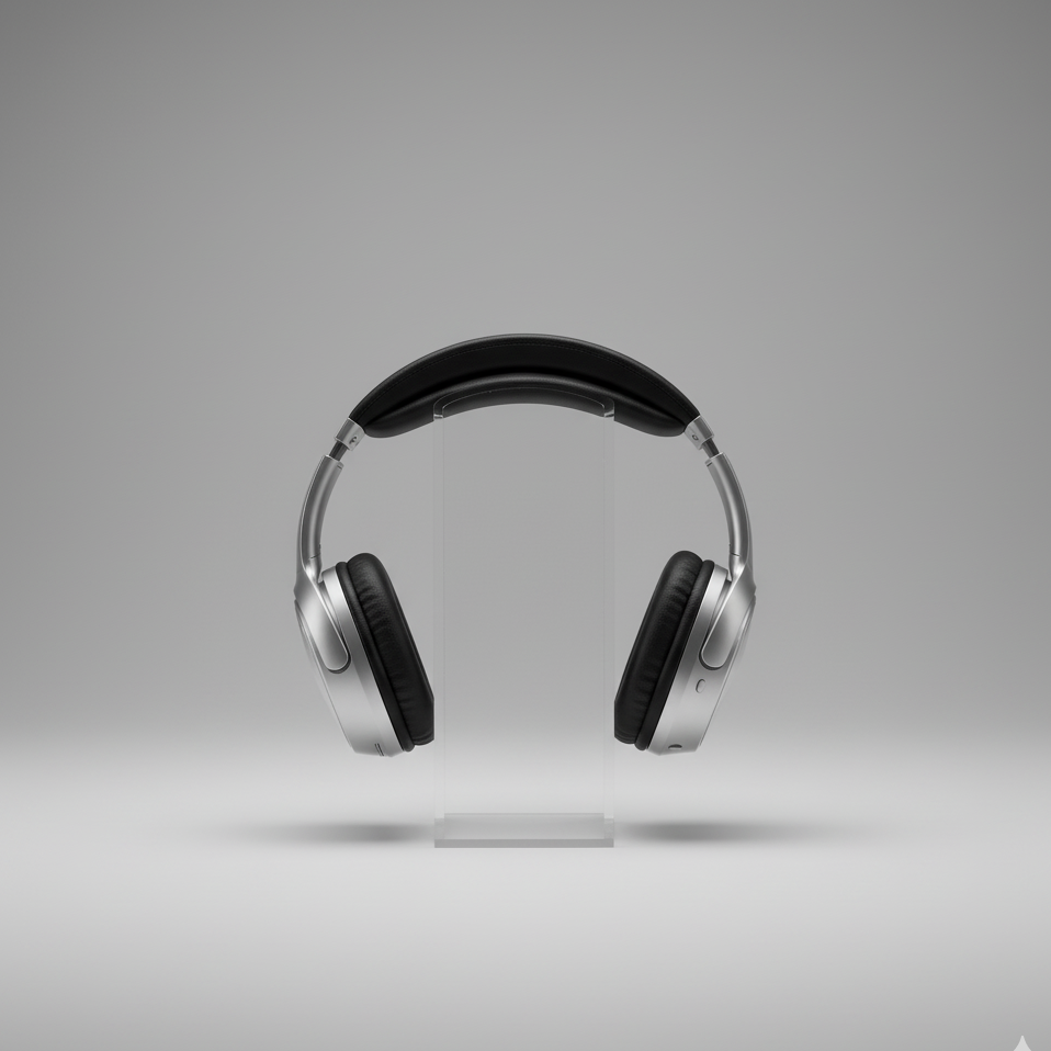 Headphones TV Wireless UHF Stereo Long Range Comfortable Design