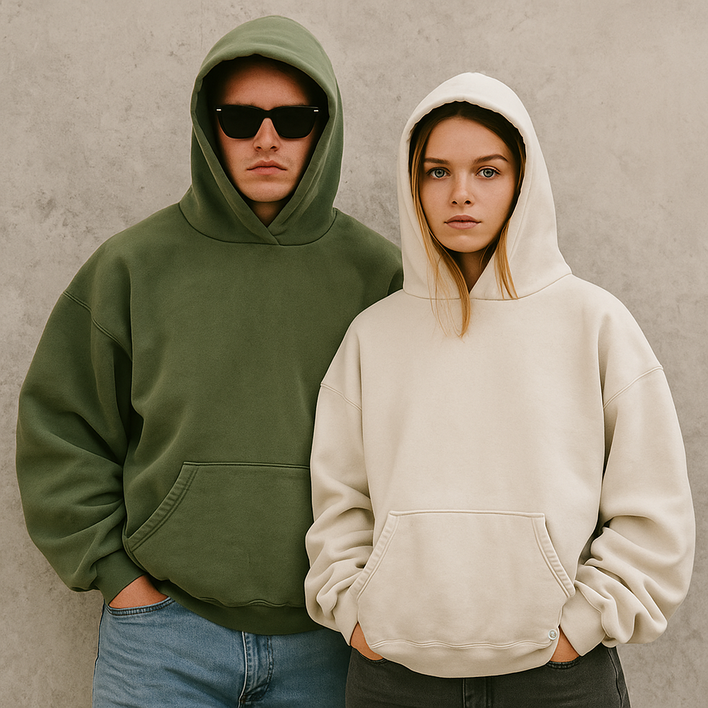 Unisex Oversized Pullover Sweater Cozy Knit Hoodie