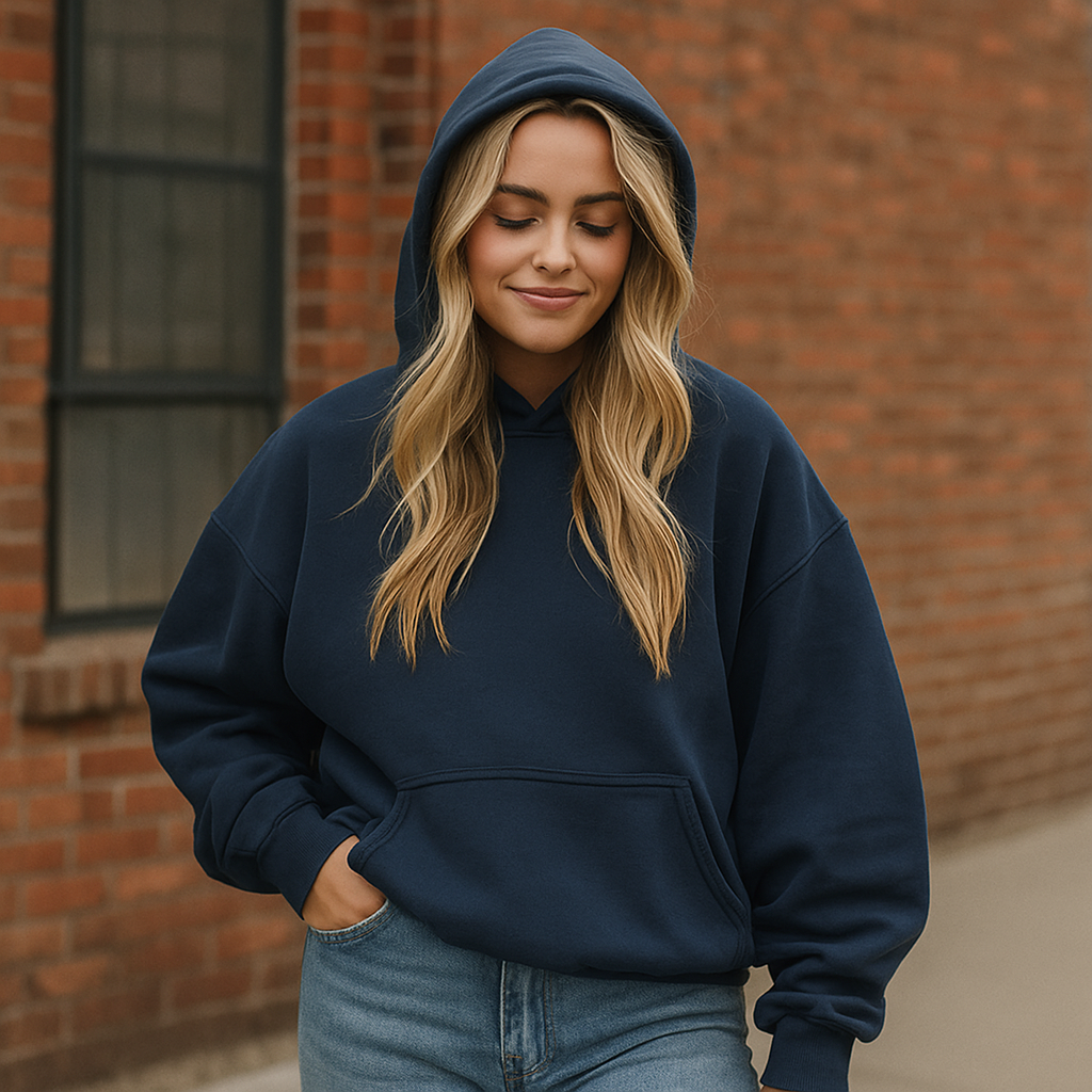 Unisex Oversized Pullover Sweater Cozy Knit Hoodie