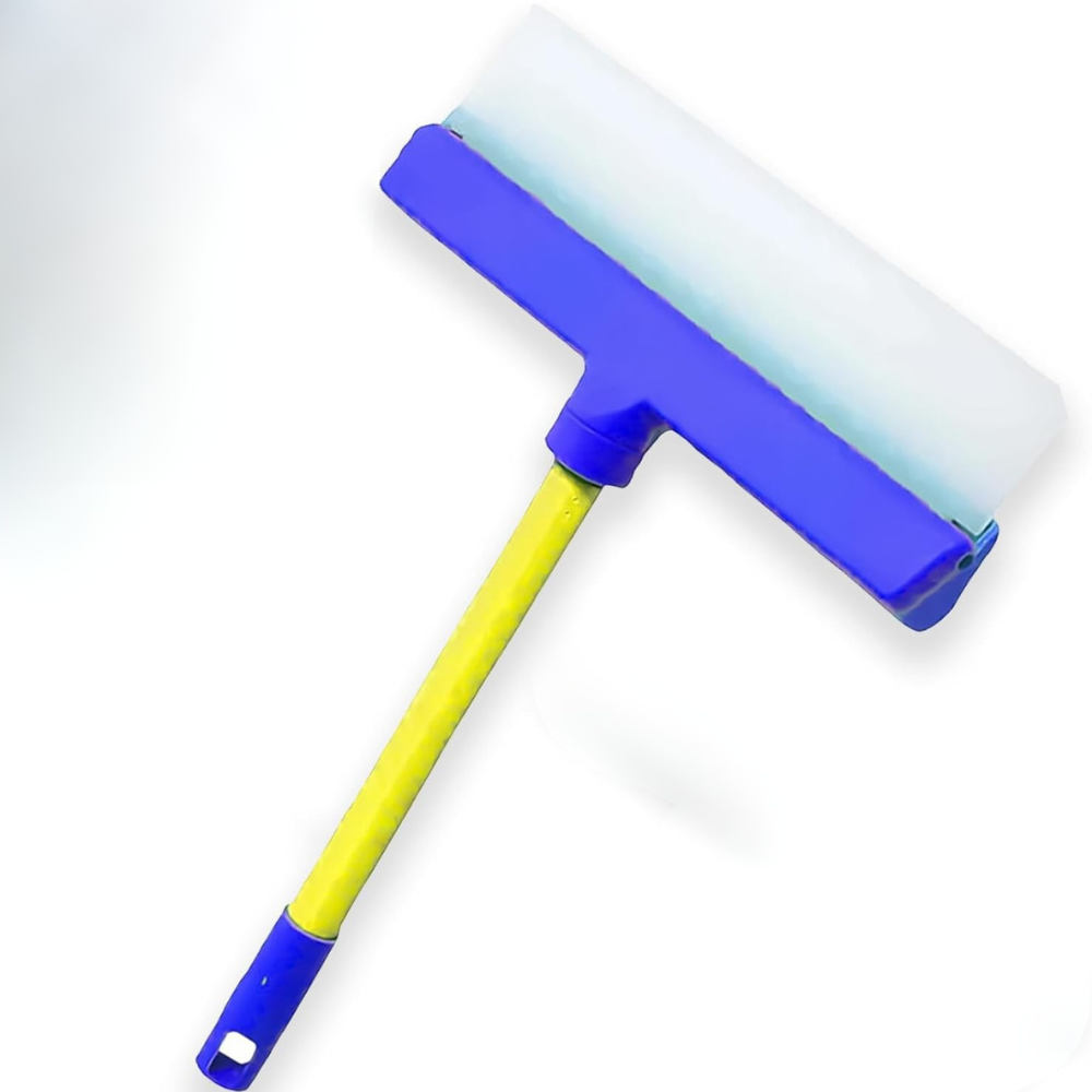 Window Squeegee Kit Silicone Blade Ergonomic Handle