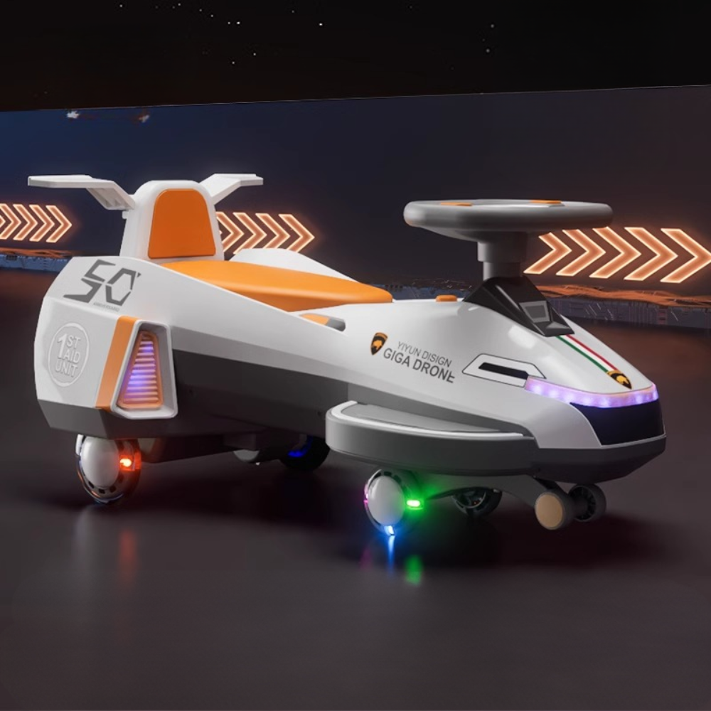 Christmas Gifts Kids Electric Car 12V Ride-On Wiggle Swing Vehicle