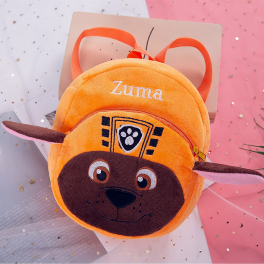 Kids Backpack Plush Dog Character School Bag Lightweight Comfort