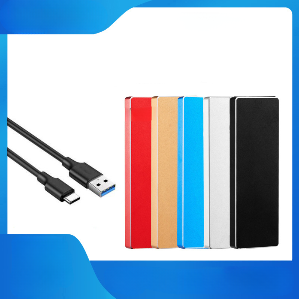 External SSD Portable High-Speed Aluminum Data Storage Drive