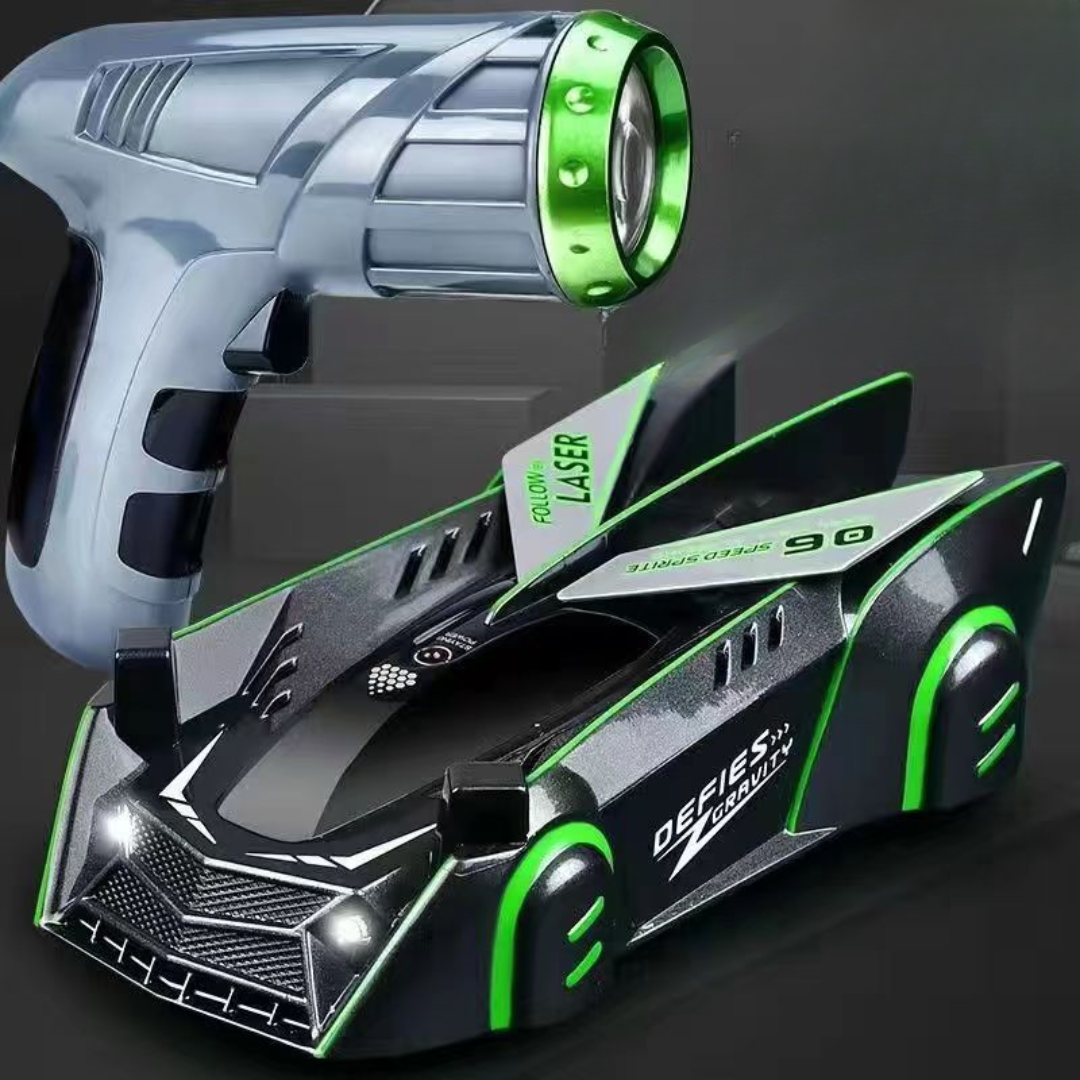 Remote Control Wall Climbing Car Laser Pointer LED Lights