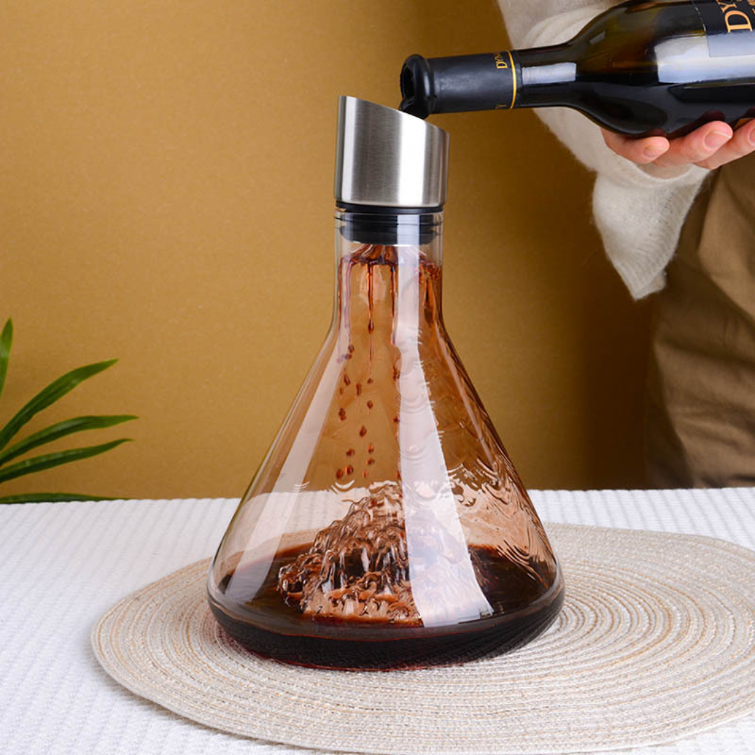 Crystal Wine Decanter Aerator Glass Carafe Red Wine