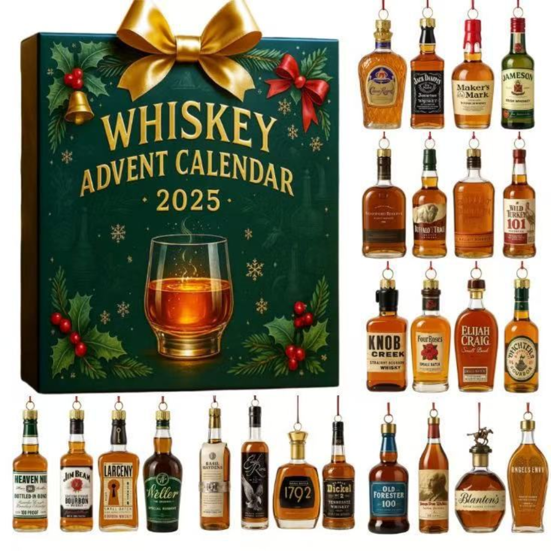 Whiskey Advent Calendar 2025 Christmas Gift Box for Adults