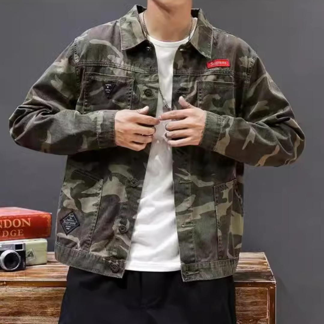 Men's Bomber Jacket - Lightweight Utility Style