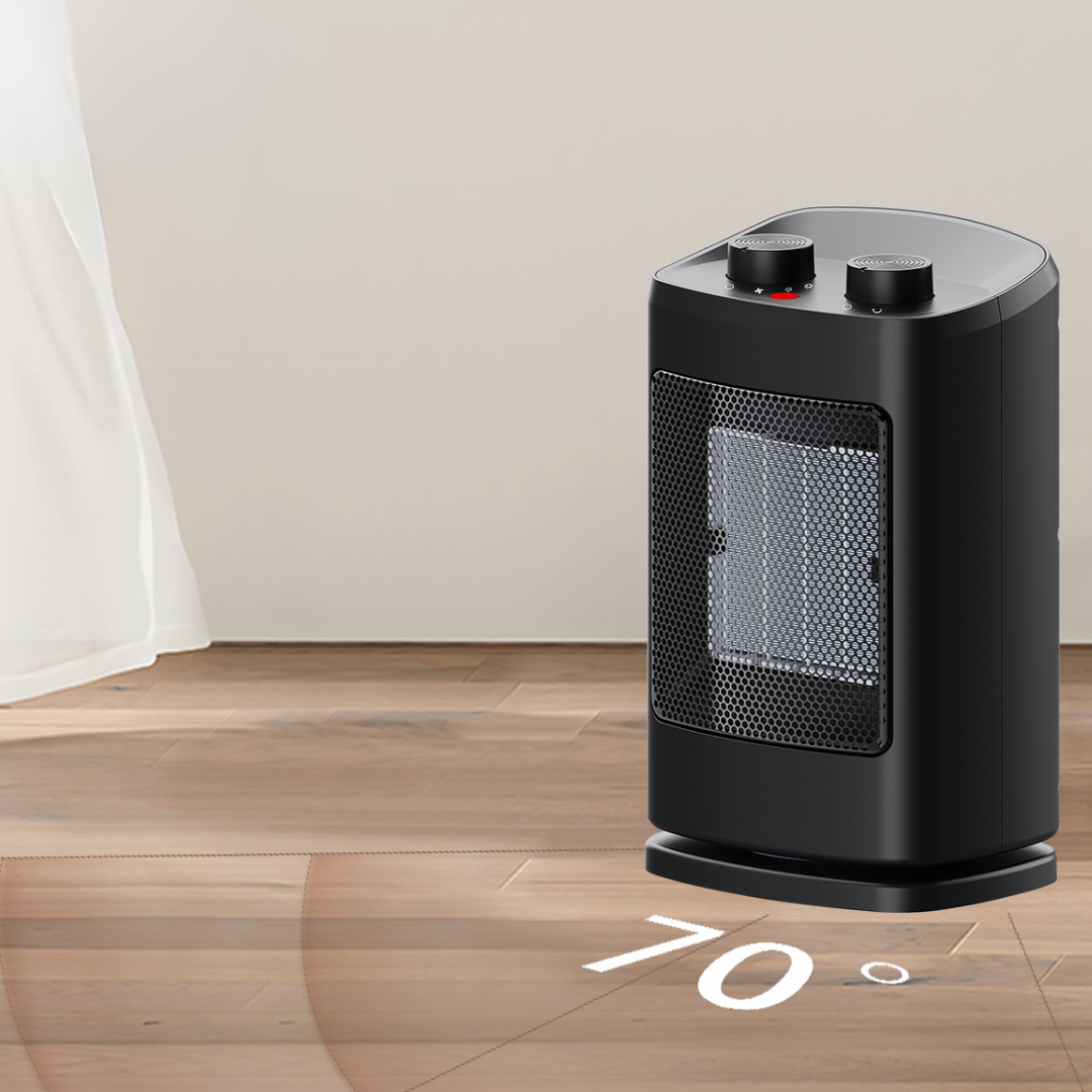 Electric Space Heater Ceramic Portable Fast Heating Energy Efficient