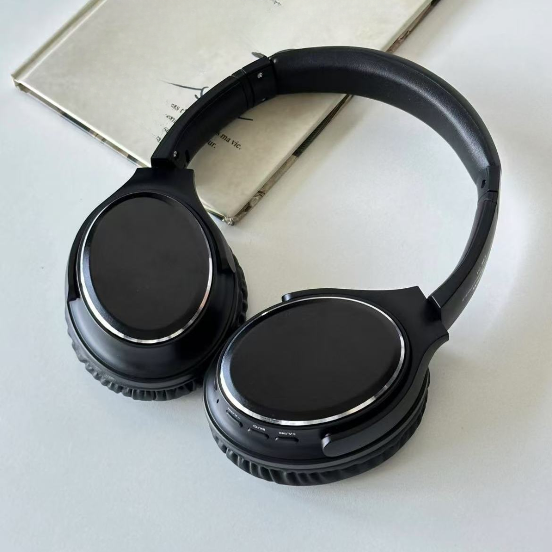 Wireless UHF Stereo TV Headphones Long Range Comfortable Design