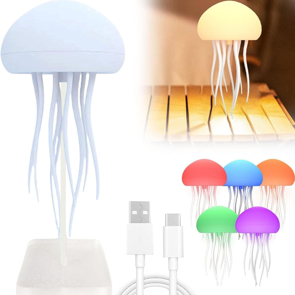 LED Jellyfish Light Rechargeable Mood Calming Display
