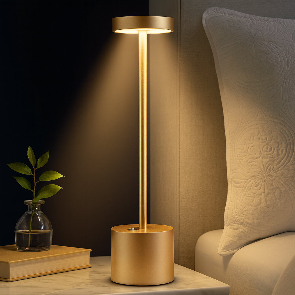 Modern LED Table Lamp Cordless Rechargeable Touch Dimmable Light
