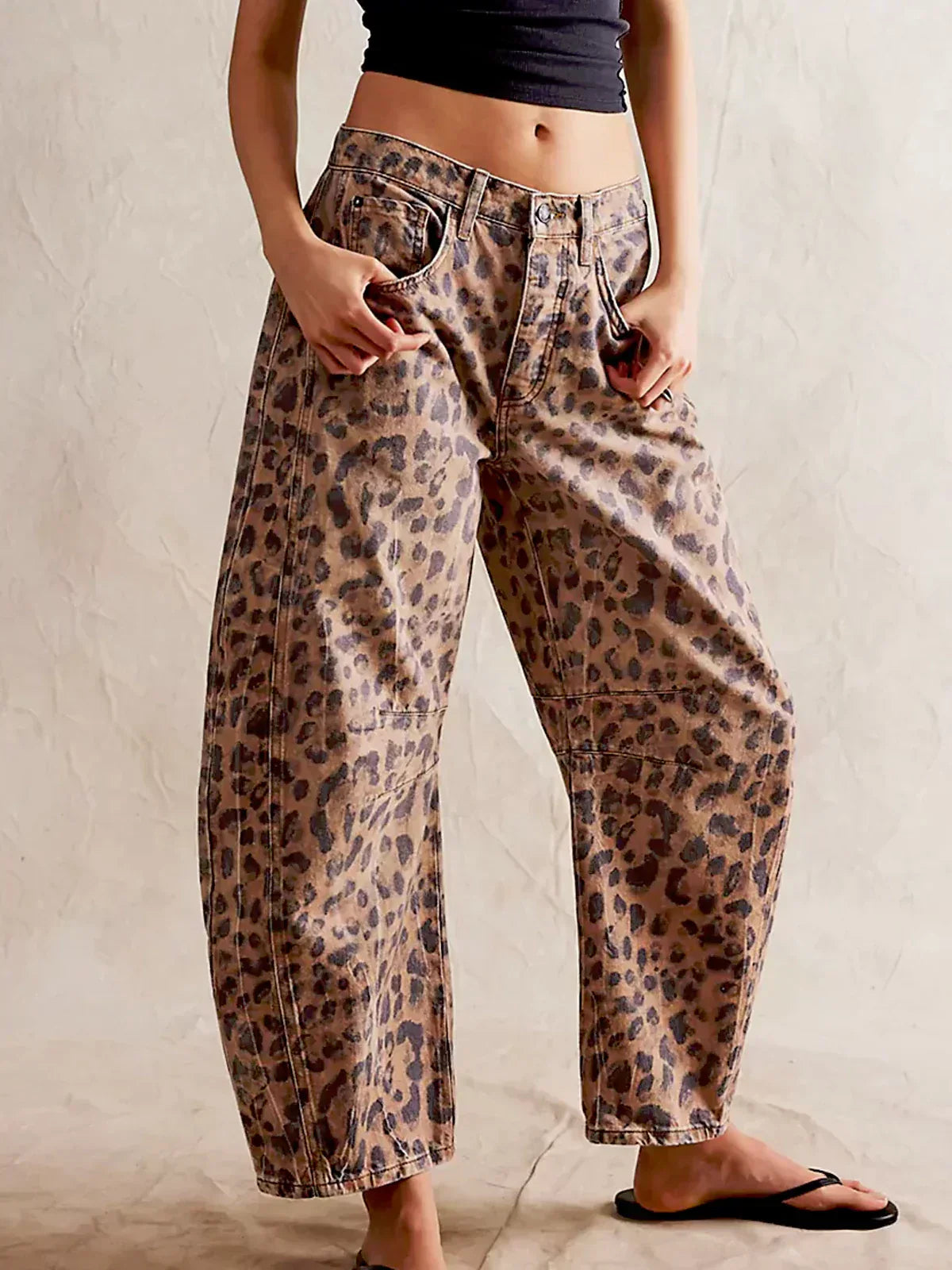 Women’s Baggy Jeans Pants | Wide Leg Trousers Casual
