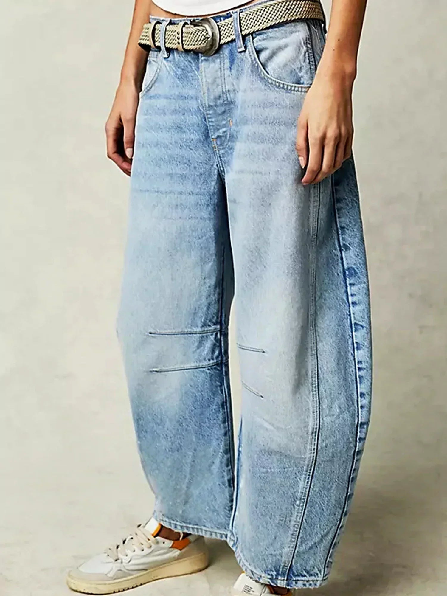 Women’s Baggy Jeans Pants | Wide Leg Trousers Casual