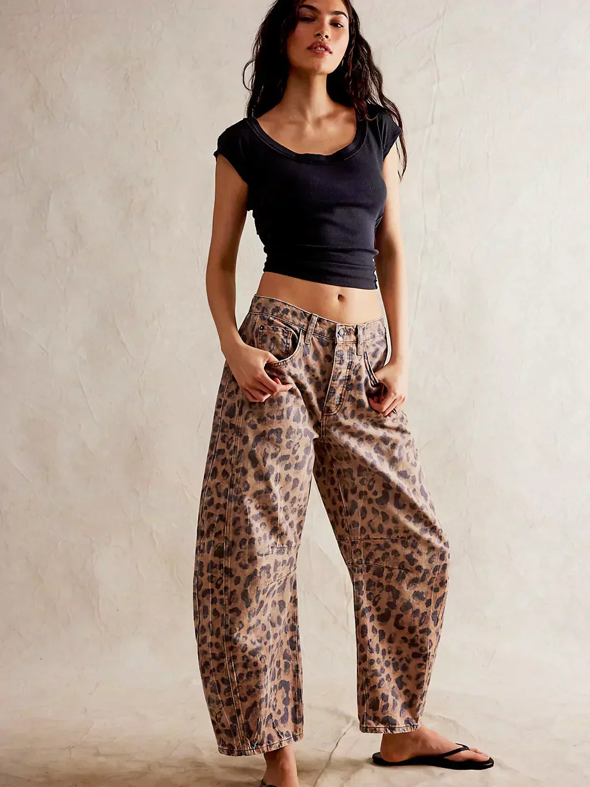 Women’s Baggy Jeans Pants | Wide Leg Trousers Casual