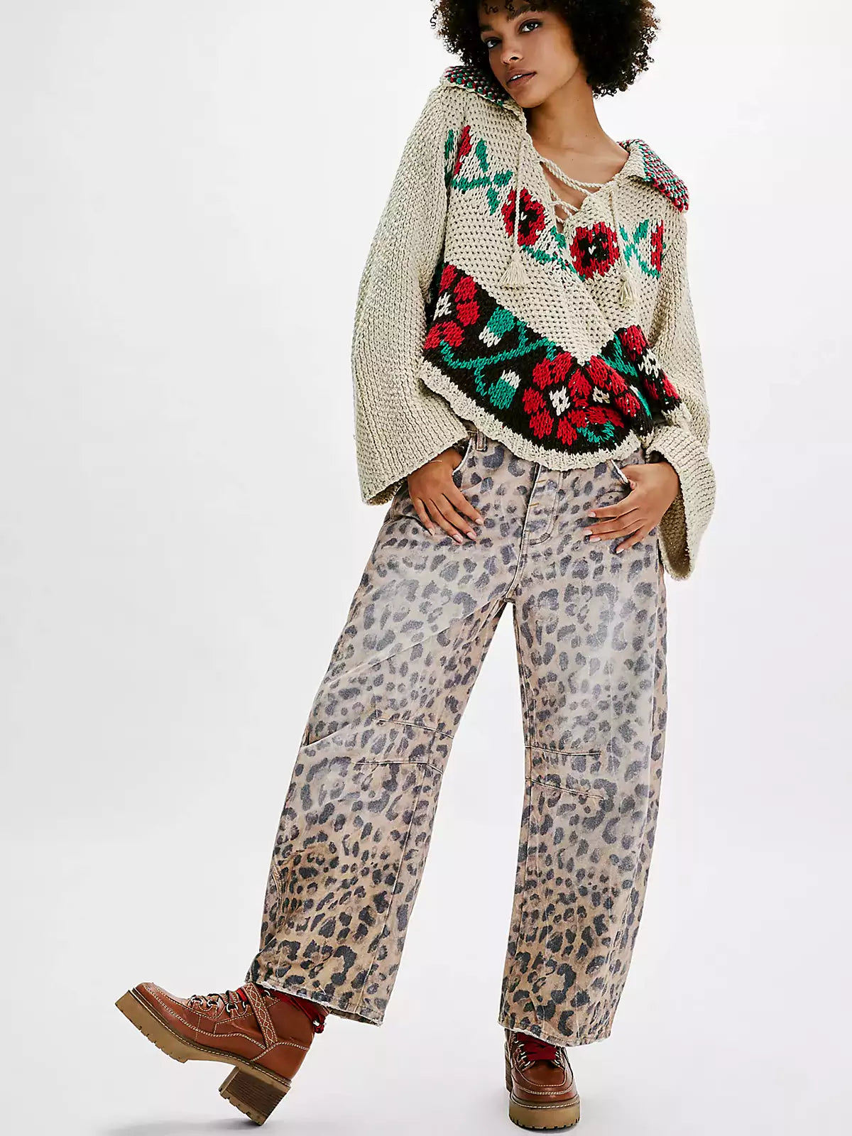 Women’s Baggy Jeans Pants | Wide Leg Trousers Casual
