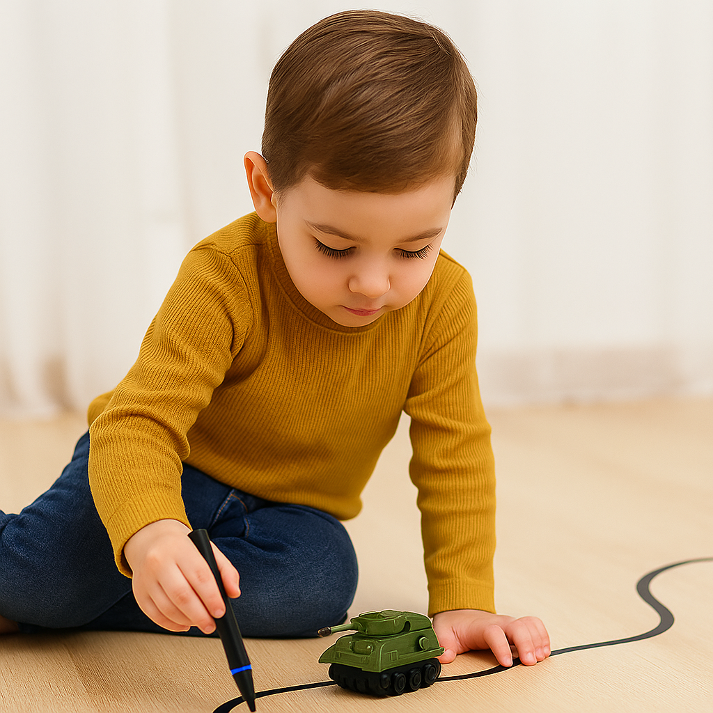 Inductive Car Toy Kids Interactive Line Following Vehicle