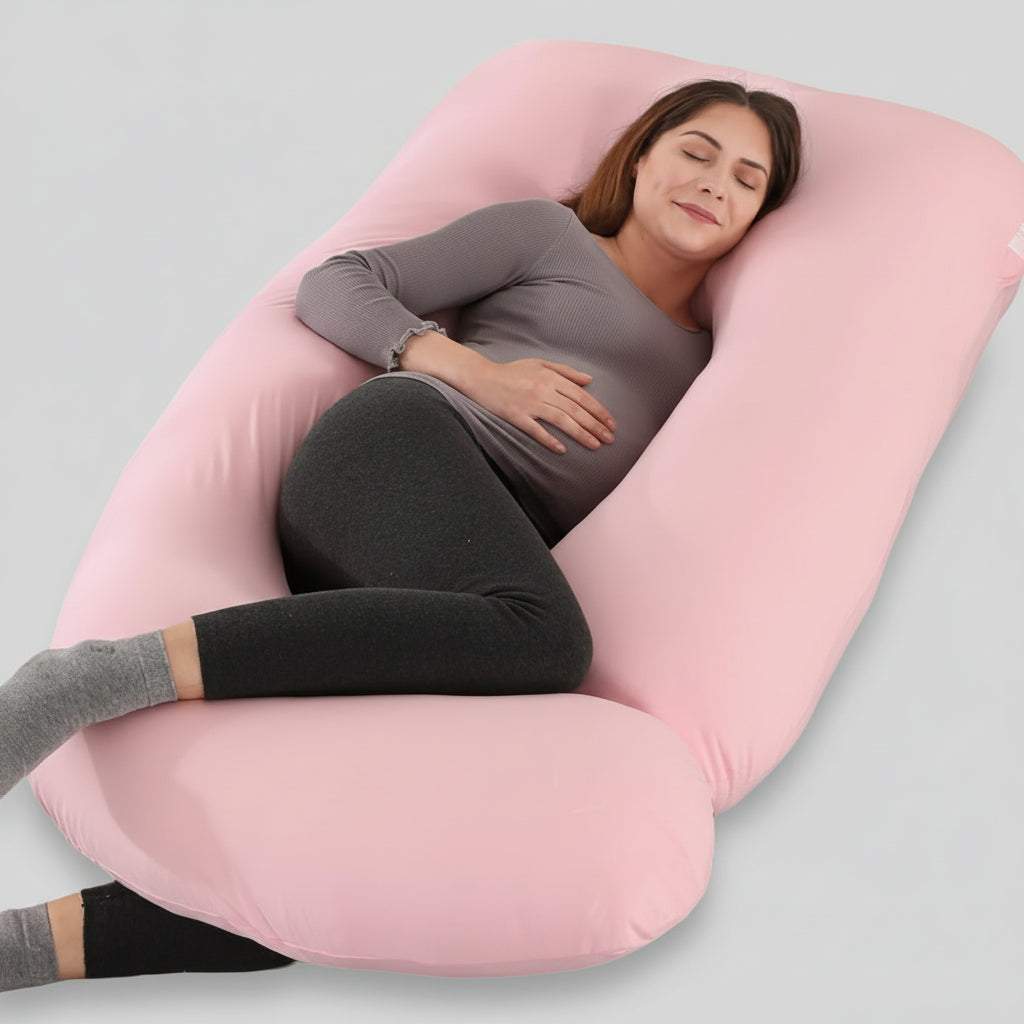 Body Pillow Velvet Full Body Maternity Support Cushion Sleep