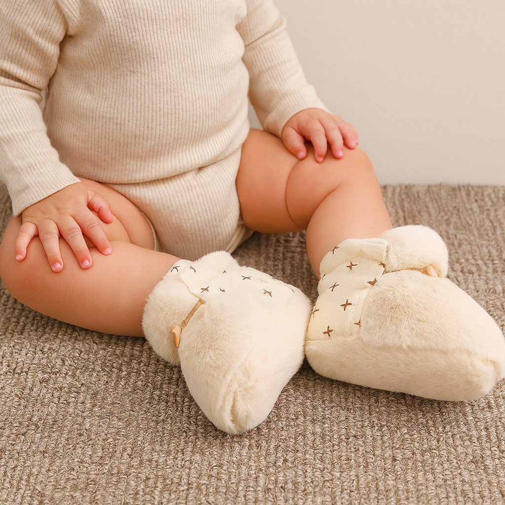 Baby Shoes Cotton Non Slip Warm Toddler Booties Soft Sole