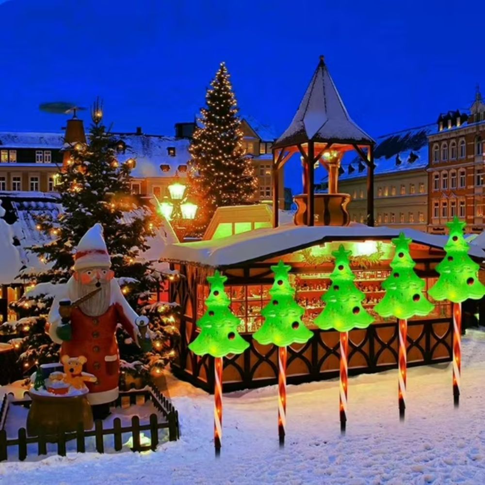 Christmas Pathway Light Outdoor Solar Garden Decoration Stake