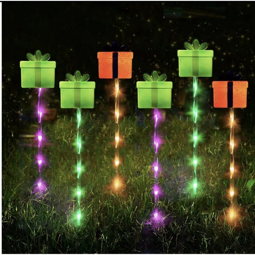 Christmas Pathway Light Outdoor Solar Garden Decoration Stake