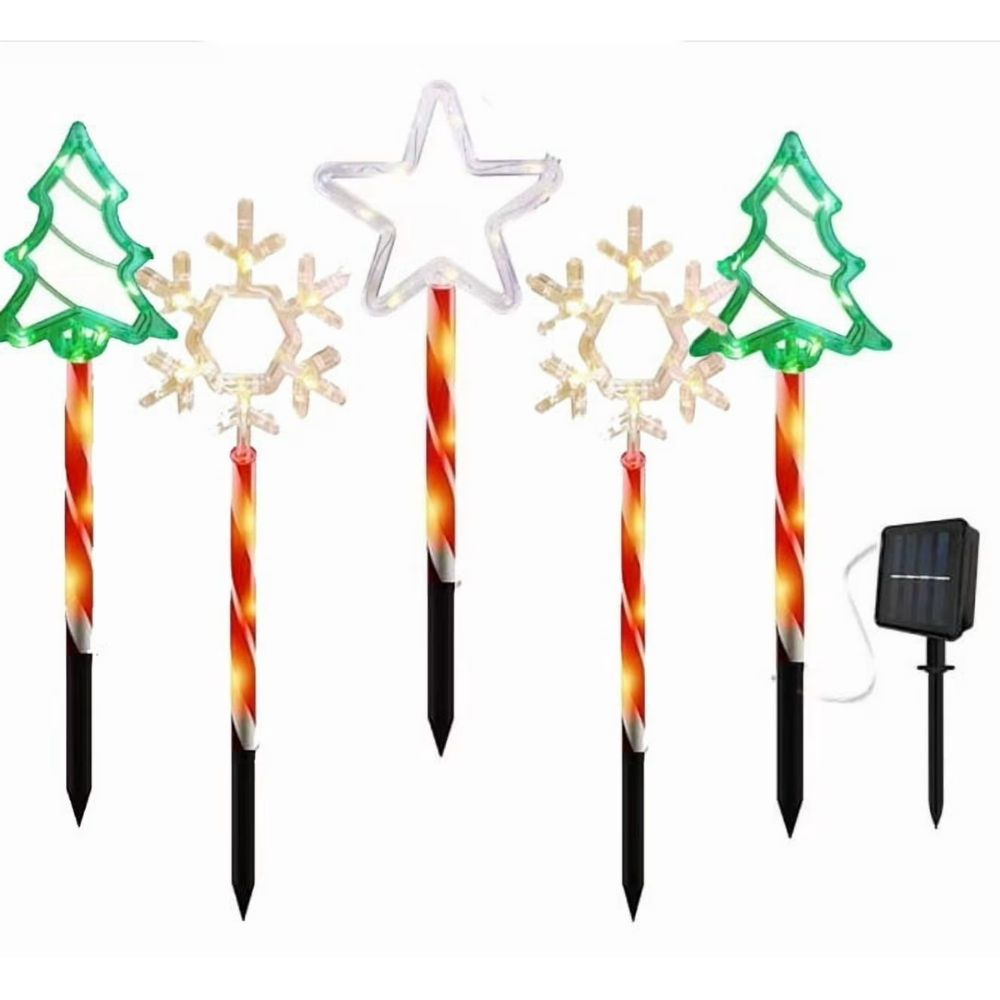 Christmas Pathway Light Outdoor Solar Garden Decoration Stake