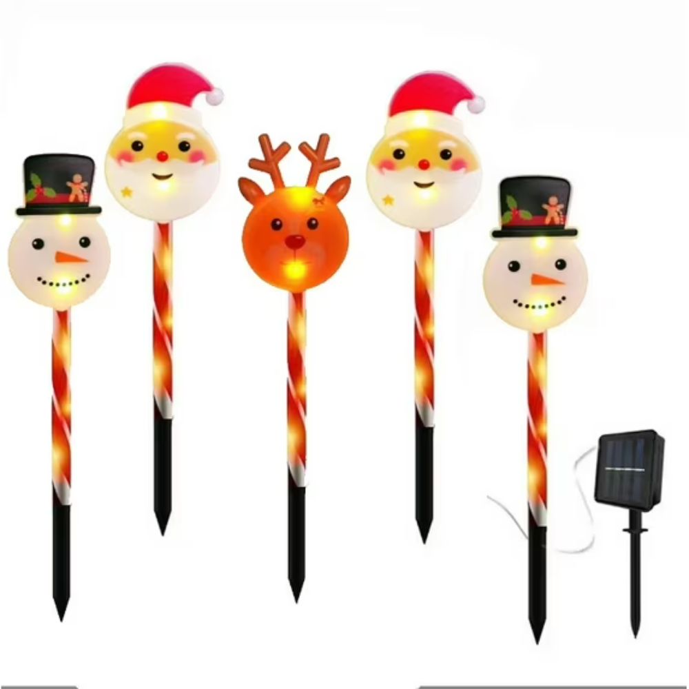 Christmas Pathway Light Outdoor Solar Garden Decoration Stake