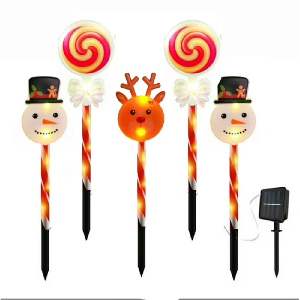 Christmas Pathway Light Outdoor Solar Garden Decoration Stake
