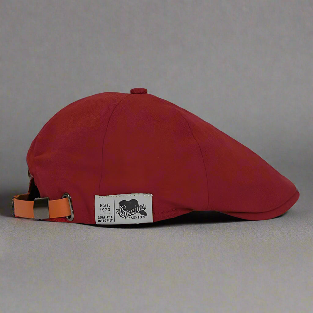 Men’s Vintage Summer Hat | Adjustable Flat Cap