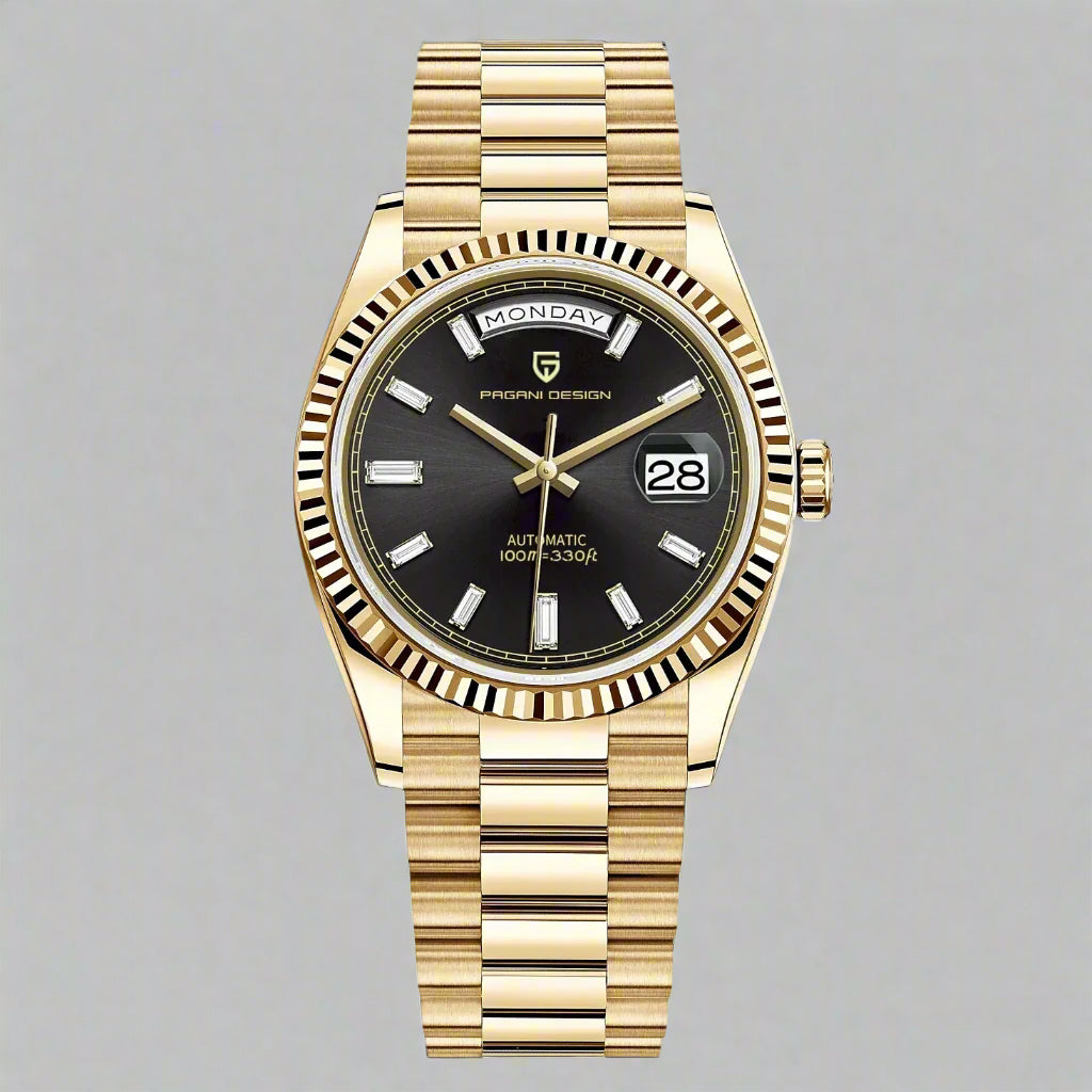 Men's Automatic Luxury Business Watch | Waterproof Stainless Steel
