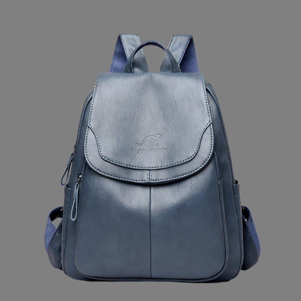 Women’s Travel Backpack | Casual Leather Rucksack Large