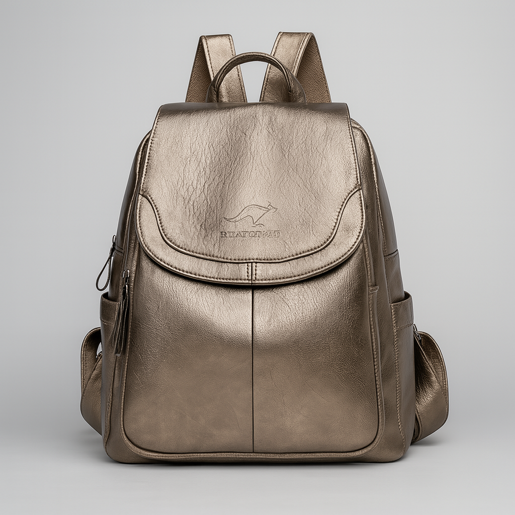 Women’s Travel Backpack | Casual Leather Rucksack Large