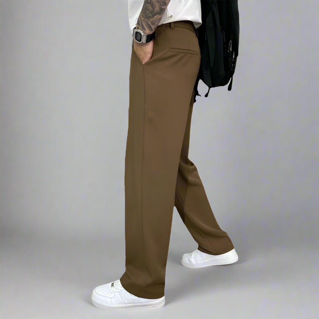 Men’s Wide Leg Workwear Pants | Casual Baggy Trousers