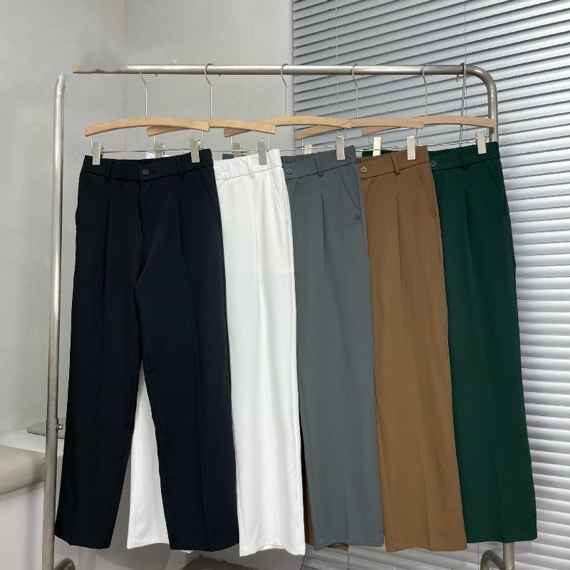 Men’s Wide Leg Workwear Pants | Casual Baggy Trousers