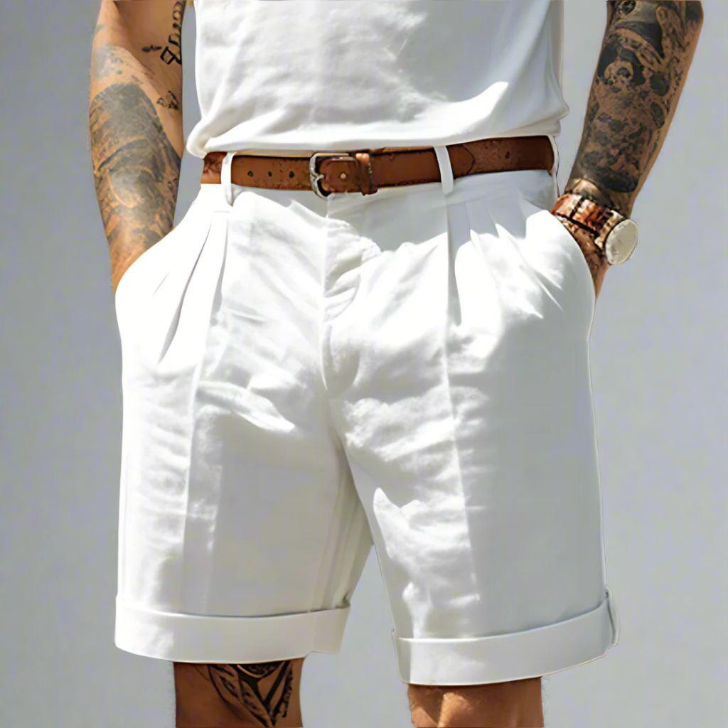 Men’s Tailored Bermuda Shorts | Summer Lightweight Smart Casual