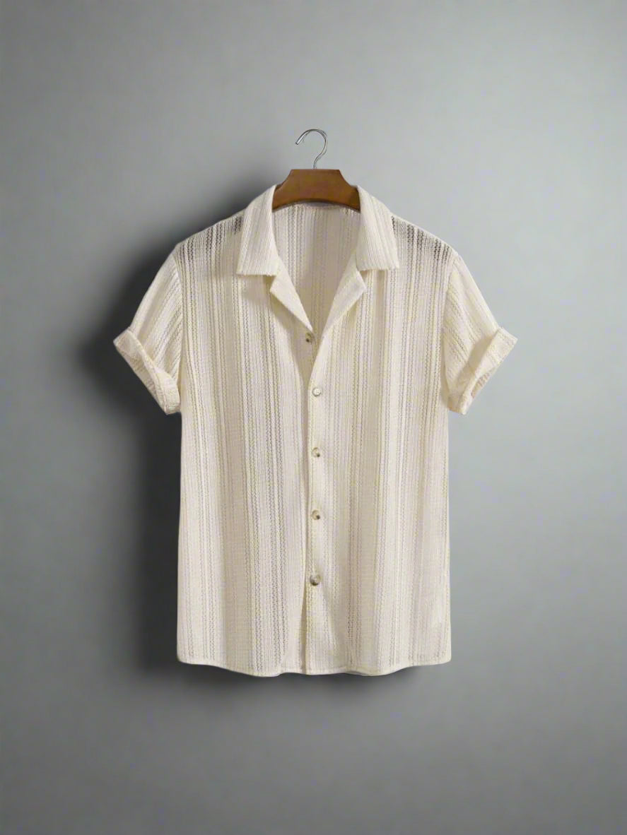 Men's Lightweight Summer Shirt | Short Sleeve Button-Up