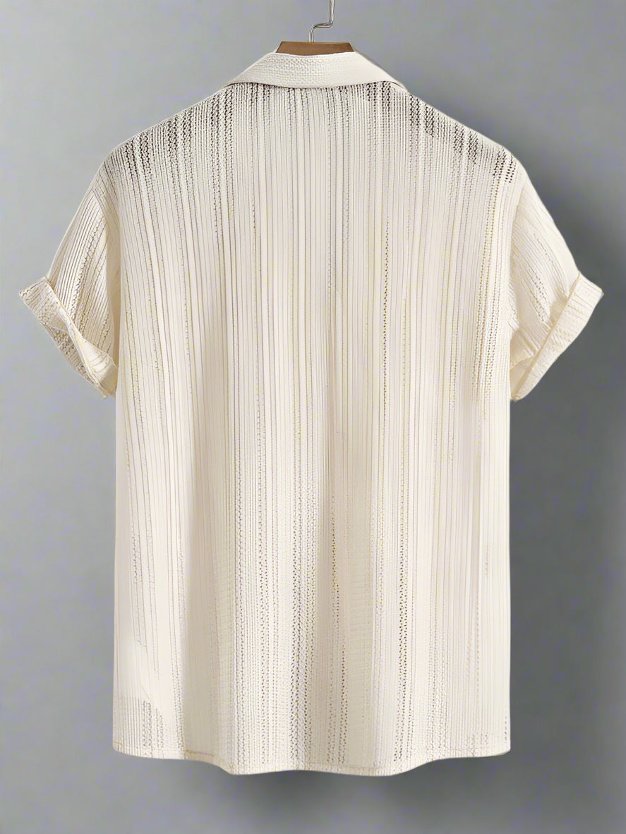 Men's Lightweight Summer Shirt | Short Sleeve Button-Up