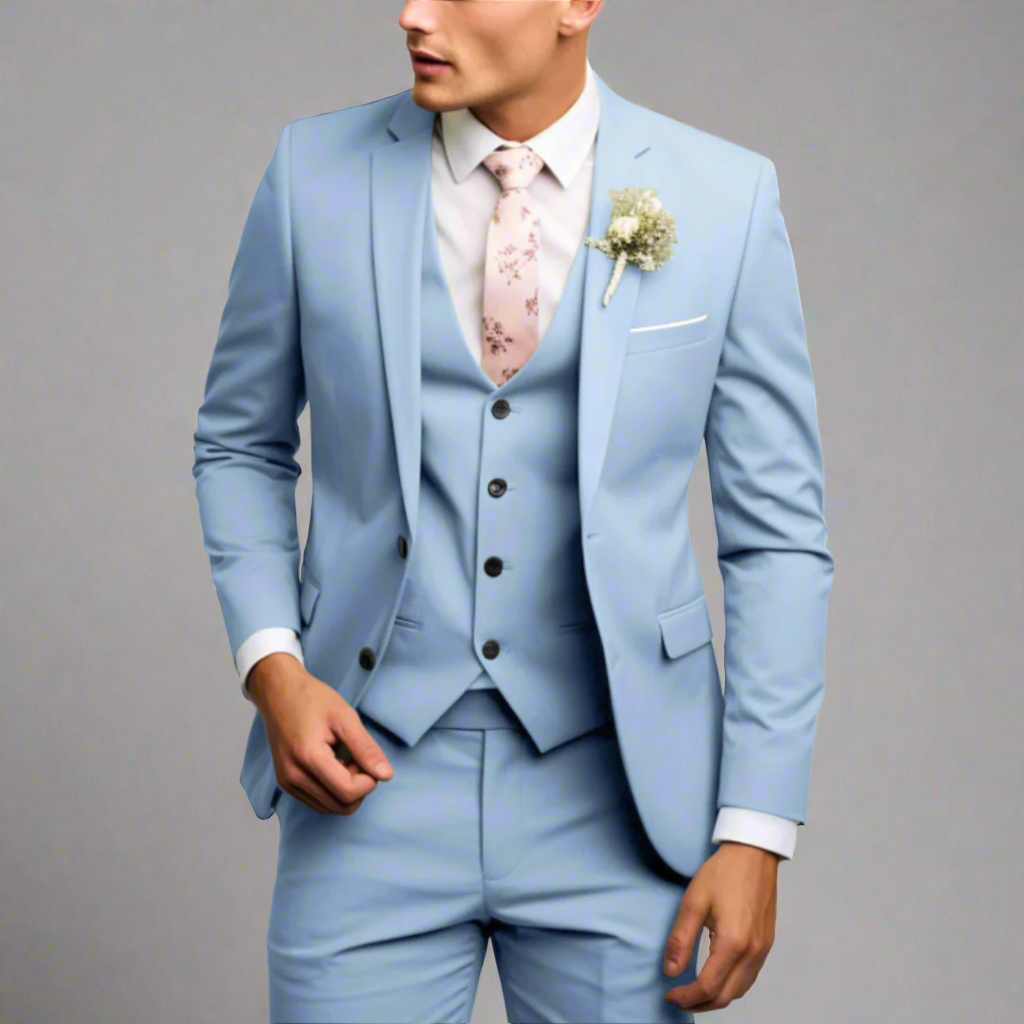 Men’s Slim Fit Wedding Suit | Three Piece Formal Outfit