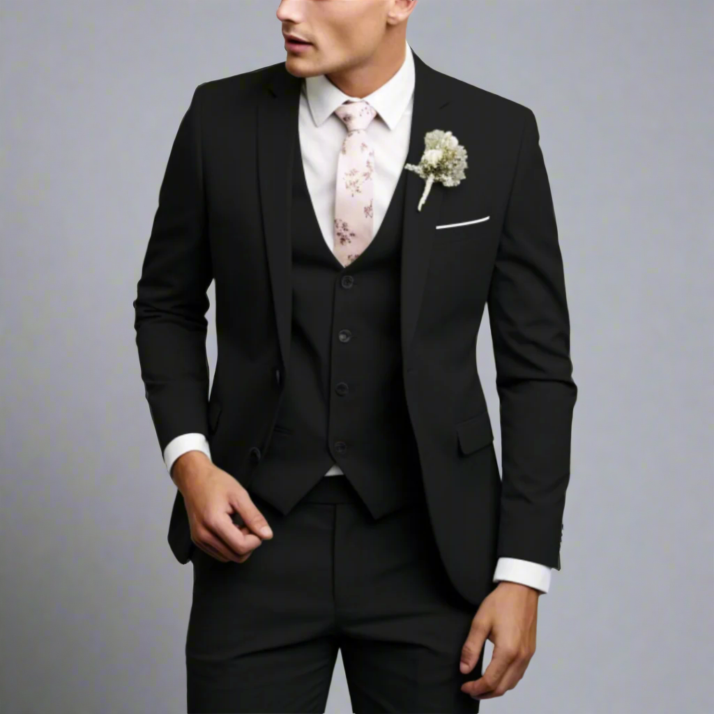 Men’s Slim Fit Wedding Suit | Three Piece Formal Outfit