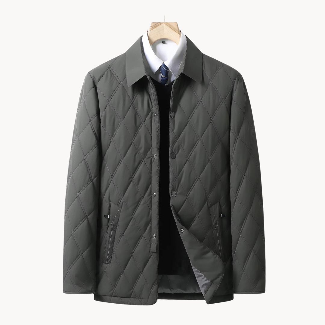 Men’s Quilted Winter Jacket | Lightweight Fall Coat
