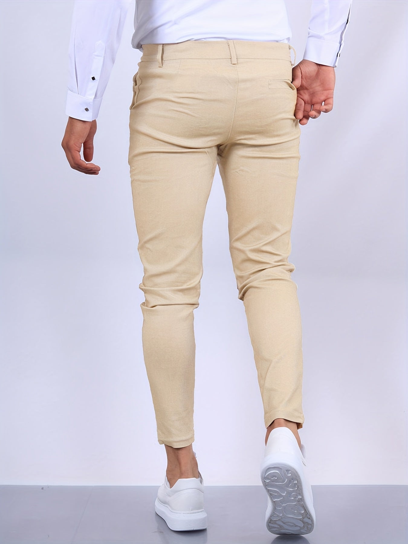 Men’s Slim Fit Chino Pants Trousers | Tapered Smart Casual