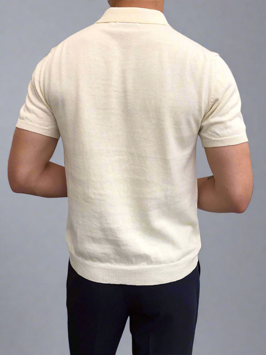 Men’s Lightweight Summer Polo Shirt | Short Sleeve Knitwear