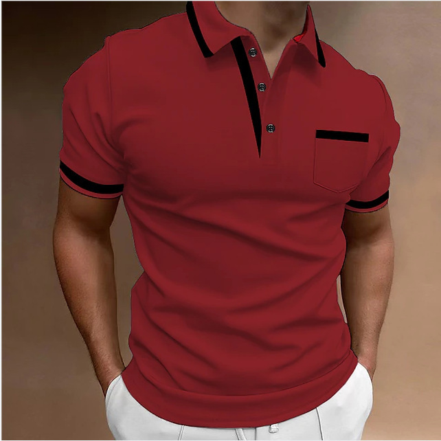 Men’s Slim Fit Polo Shirt | Short Sleeve Casual Top