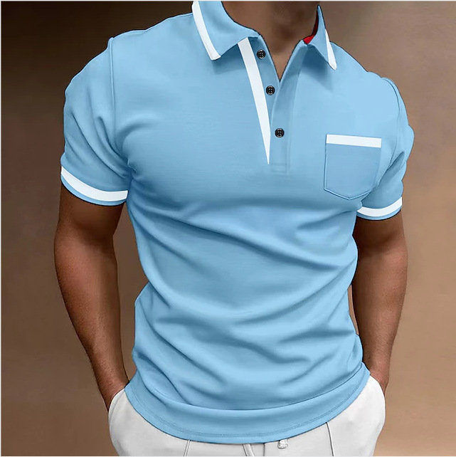 Men’s Slim Fit Polo Shirt | Short Sleeve Casual Top
