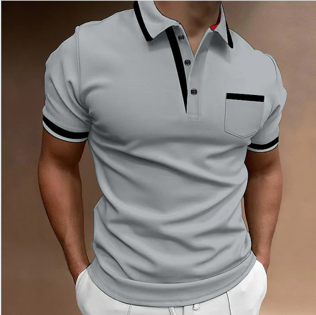 Men’s Slim Fit Polo Shirt | Short Sleeve Casual Top
