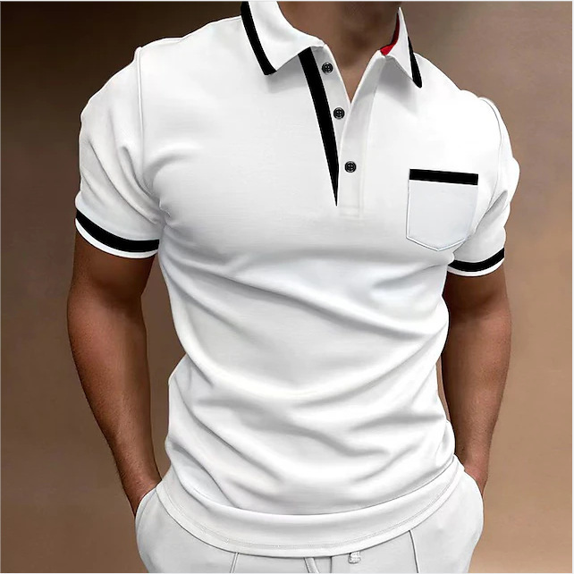 Men’s Slim Fit Polo Shirt | Short Sleeve Casual Top