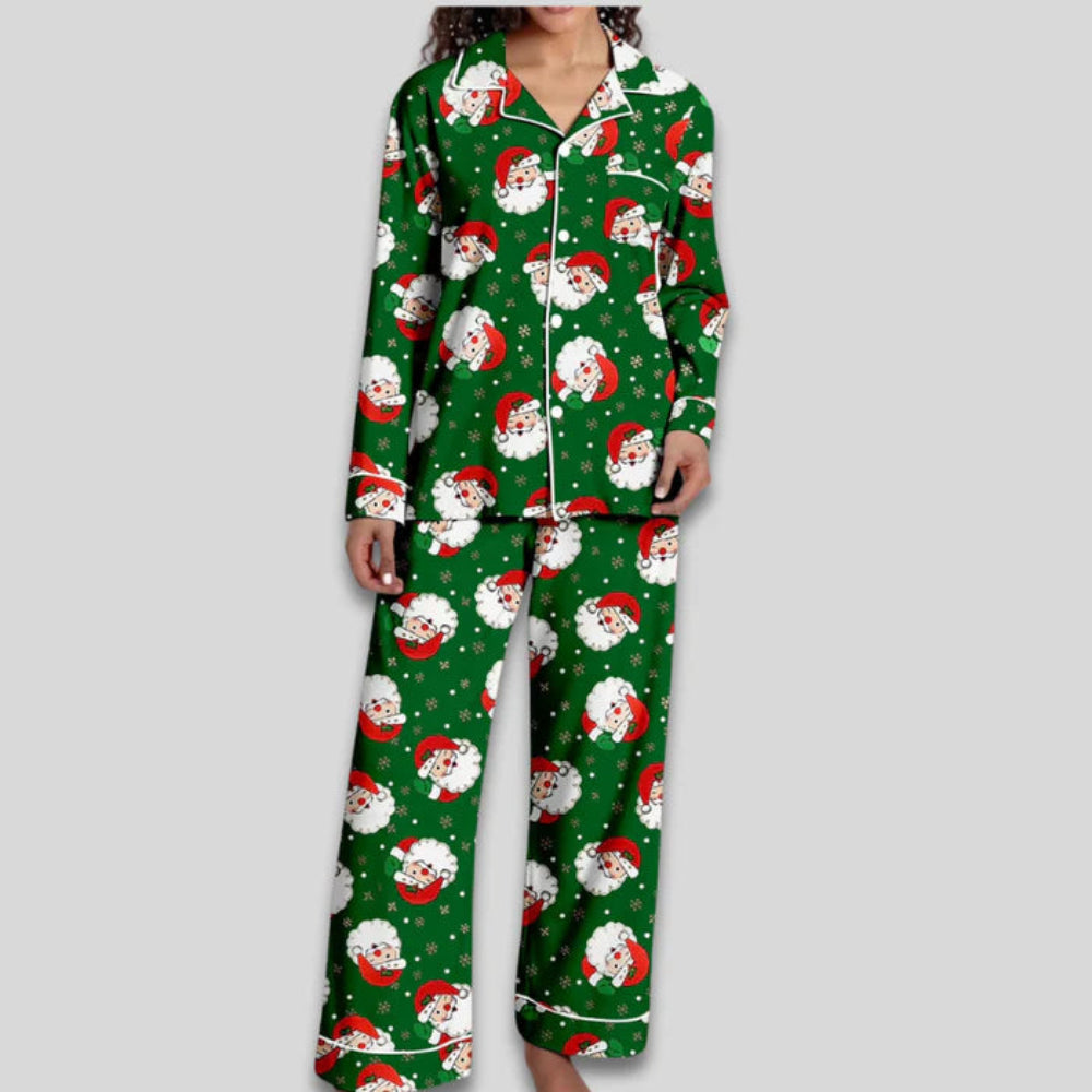 Women's Christmas Pajama Set Soft Two-Piece Loungewear