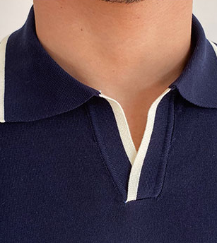 Men's Slim Fit Polo Shirt | Short Sleeve Knitwear