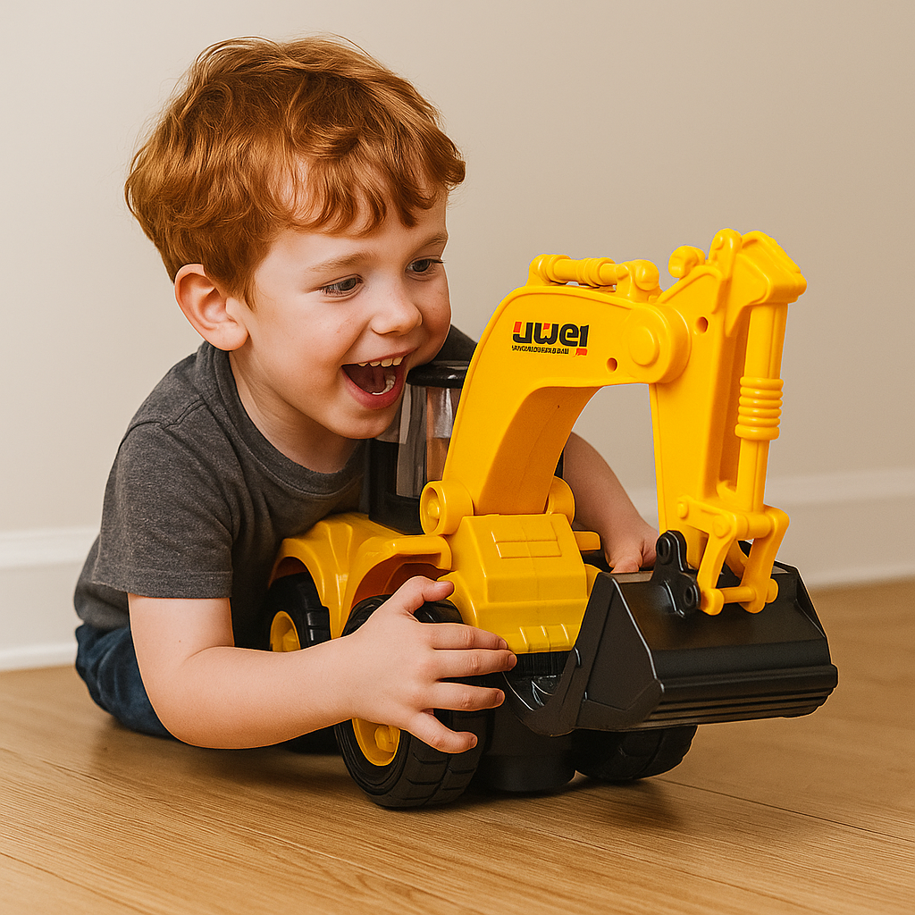 Construction Truck Toy Kids Dancing Digger Lights Music